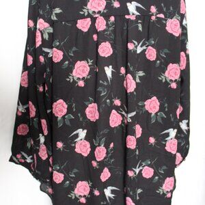 2X Torrid Georgette Bow Tie Blouse LIKE NEW